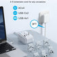 VINTAR Universal Travel Adapter Kit, 3ft Detachable Extension Cord with 4 AC Outlets & 3 USB(2 USB C), Type A/C/G/D/I/M International Power Adaptor for US to Europe UK India South Africa Japan