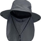 NPJY Sun Fishing Hats with Neck Flap for Men Women UV Sun Protection Bucket Hat