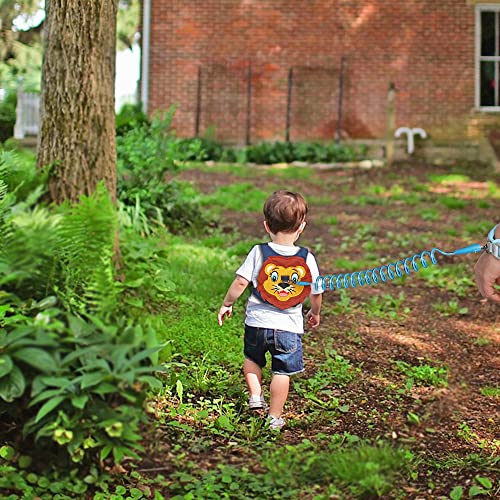 Toddlers Leash + Anti Lost Wrist Link Child Kids Safety Harness Kids Walking Wristband Assistant Strap Belt for Boys Pink Christmas Gift
