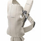 BabyBjörn Baby Carrier Mini, 3D Jersey, Light Beige | Newborn Carrier (7-25 lbs), Ergonomic, Easy-to-Use