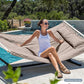 Double Hammock with Spreader Bars and Detachable Pillow
