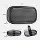 Serfeymi Weekly Travel Pill Organizer 2 Times A Day AM PM Upgraded Black Pill Box 7 Day with Portable Zipper PU Leather Pill Case, Medicine Organizer for Pills, Vitamins, Fish Oils - Black 01