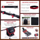 Goture Spinning Fishing Rod & Reel Combo with Carrier Bag,6.6-9FT,Spin Reels, Lures Kit, Pliers, Braided Line, Fish Gripper, Carbon Fiber Freshwater Fishing Rod Full Kit for Starter