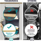 YOUDENOVA Hanging Closet Organizer, 3-Shelf Closet Hanging Storage Shelves, Grey