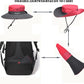 Womens Summer Sun Hat Beach Hat Wide Brim Outdoor UV Protection Hat Foldable Cool Mesh Ponytail Bucket Hat