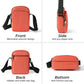 BROADREAM Small Crossbody Bag Men Women, Anti-Theft Crossbody Sling bags - Mini Shoulder Travel Bag for Hiking Sports - Roamly