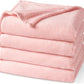 PHF Ultra Soft Fleece Blanket King Size, No Shed No Pilling Luxury Plush Cozy 300GSM Lightweight Blanket for Bed, Couch, Chair, Sofa Suitable for All Season, 108" x 90", Pink