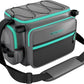 THKFISH Waterproof Fishing Tackle Bags, Saltwater Resistant Large Fishing Tackle Bag, 1000D PVC Waterproof Fishing Gear Storage Store 3600 3700 Trays