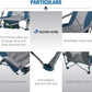 ALPHA CAMP Low Beach Camping Folding Chair, High Mesh Back Ultralight Backpacking Chair with Carry Bag for Adults Compact & Heavy Duty Outdoor, Camping, BBQ, Beach, Travel, Picnic, Festival, 2 Pack