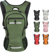 Zavothy 18L Hydration Backpack with 3L Water Bladder – Waterproof Hiking Pack with Insulated Bladder Compartment, Hidden Helmet Holder & Rain Cover – for Running, Cycling, and Camping