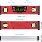 10-Inch Digital Torpedo Level and Protractor IP54 Protected Electronic Bubble Inclinometer, Angle Finder, Gauge w/Large VA Display & V-Groove Base DL135N