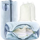 XXL Shoe Washing Machine Bag - 2-Pack Reusable Shoe Cleaning Bags, 360° Deep Clean for Tennis Shoes, Sneakers and Slippers, Includes 2 Shoe Storage Dust Bags (White)