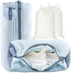 XXL Shoe Washing Machine Bag - 2-Pack Reusable Shoe Cleaning Bags, 360° Deep Clean for Tennis Shoes, Sneakers and Slippers, Includes 2 Shoe Storage Dust Bags (White)