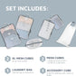 Large Packing Cube Set with See Through Mesh- Compression Packing Cubes Travel Organizers by TRIPPED Travel Gear (White)