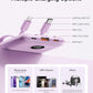Mini Portable Charger with Built-in Cables 22.5W Fast Charging Power Bank USB-C Small Battery Pack 10000mAh Travel Essential Slim Battery for iPhone 16/15/14, Samsung 25/24, and More
