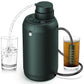 BKLES Camping Water Filter – Water Filtration System Survival with 0.01 Micron, 6-Stage Portable Water Filter, Electric Emergency Water Purifier with SOS Light for Hiking, Travel, Backpacking – Green