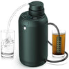 BKLES Camping Water Filter – Water Filtration System Survival with 0.01 Micron, 6-Stage Portable Water Filter, Electric Emergency Water Purifier with SOS Light for Hiking, Travel, Backpacking – Green