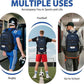 LARIPOP Soccer Backpack Soccer Bag with Ball Holder & Shoe Compartment Youth Sports Equipment Training Bag