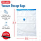 10 Pack Large Vacuum Storage Bags for Comforters, Blankets & Clothes – Vacuum Sealed Compression Bags with Hand Pump – Space Saver Storage Bags for Bedding, Moving, Travel & Organization