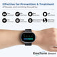 EmeTerm Smart FDA-Cleared Anti-Nausea Wristwatch Touchscreen IP67 Waterproof Morning Motion Sickness Relief Rechargeable Fast Acting Drug Free (2 Pack Black with Extra Gel)