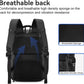 SOKOK Carry On Travel Backpack Waterproof Business Backpack with Laptop Compartment, Slim Hardshell Computer Backpack for Men and Women, Black