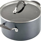 Circulon A1 Series with ScratchDefense Technology Nonstick Induction Cookware/Pots and Pans Set, 9 Piece, Graphite