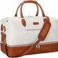 Weekender Bag for Women, Travel Duffel Bag Carry On Overnight Bag with Shoe Compartment Large Nylon Travel Weekend Tote Bag - Roamly
