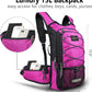Insulated Hydration Pack Backpack with 3L BPA Free Leak-Proof Water Bladder, Keep Liquids Cool for Up to 5 Hours, Daypack for Hiking, Running, Cycling, Hunting, Climbing