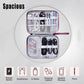 CILLA Travel Cord Organizer Case, Portable Waterproof Storage Bag for Charger, Cord, USB, Power Bank, Earphone, SD Card, Travel Essentials