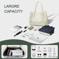 KKXIU Tote Bag for Women Vegan Leather Shoulder Purse Large Capacity Travel Bag