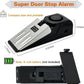 2 Pack Portable Door Stop Alarm, Door Stopper with 120db Loud Security Alarm, Travel Door, Doorstops Wedge Sensors Security Devices for Traveling Apartment Hotel and Home (Black)