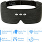 ALASKA BEAR Headphone Cotton Headband Bluetooth 5.2 HD Stereo Noise Reduction Eye Contour Built-in Cotton Sleep Mask with Thin Speakers Wireless Audio Sound Sports Headgear(Cool Gray)