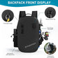 THKFISH IPX8 Waterproof Fishing Backpack with Rod Holder, Lightweight Fishing Sling Bag, Move Freely Fish Gifts for Men