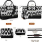 Weekender Bag for Women, Travel Duffel Bag Carry On Overnight Bag with Shoe Compartment Large Nylon Travel Weekend Tote Bag