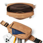 2L Fanny Packs Everywhere Belt Bag Small Fashion Crossbody Waist Pack Faux Leather Waterproof Sling Chest Bag For Women Tan