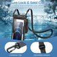Niveaya 2 Pack IPX8 Waterproof Phone Pouch, Large Space Cell Phone Pouch Floating, Water Proof Phone Case with Lanyard, Phone Dry Bag Beach Cruise Ship Essentials(Up to 8.5")