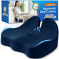 Seat Cushion, Memory Foam Office Chair Seat Cushion for Office Chairs/Car/Long Trip/Desk Chair/Gaming, Extra Large Size for Sciatica & Hip & Tailbone Pain Relief, Sciatica Support (Blue)