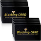 RFID Blocking Card 10 pack,One Card Protects Entire Wallet,RFID/NFC Contactless Bank Debit Credit Card Protector ID ATM Guard Card Blocker,Smart Slim Design Perfectly Fits in Purse–Black