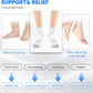 IRAMY Crew Compression Socks Athletic Running Socks for Men Women Plantar Fasciitis Relief 3/6 Pairs