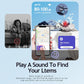 Air Tracker Tags-4 Pack Tracker Tag Work with Apple Find My (iOS 14.6 Above Only) Smart Tag Item Finders for Key, Luggage, Backpack，etc. (Red, Blue, Purpule, Glue, 4 Pack)