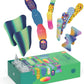 Welly Bandage Family Pack | Adhesive Flexible Fabric & Waterproof Bandages | Assorted Shapes and Patterns for Minor Cuts, Scrapes, and Wounds - 80 Count