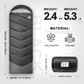 Sleeping Bags for Adults Cold Weather,Portable, Waterproof,Lightweight Sleeping Bag for Tall Girls Boys with Compression Sack for Warm Camping, Hiking, Outdoor & Indoor