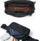 2L Fanny Packs Everywhere Belt Bag Small Fashion Crossbody Waist Pack Faux Leather Waterproof Sling Chest Bag For Women Trendy Black