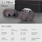 TAWBURY 3 Watch Case Top-Grain Genuine Leather Travel Case Roll for Men - Brown