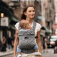 GROWNSY Baby Carrier Newborns to Toddlers, Ergonomic Baby Toddler Carrier Wraps with Head Support, Easy to Wear, Infant Carrier Baby Gift, Travel and Hiking Friendly, 7 to 44 lb (Gray-Leopard)