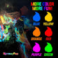 Mystical Fire Color Changing Packets Fire Pits Campfire Enchanted Multi-Color Magical Fun for Indoor Fireplace or Outdoor Use- Pulsating Flame Colorant- 0.882 Ounces 50pk