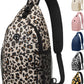 Crossbody Bags for Women Men Trendy Sling Bag Bakpack Casual Chest Bag with Convertible Shoulder Strap