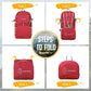 ZOMAKE Lightweight Packable Backpack 35L, Light Foldable Backpacks Water Resistant Collapsible Hiking Bag, Compact Folding Day Pack for Travel Camping(Red) - Roamly