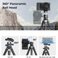 SmallRig Carbon Fiber Mini Desktop Tripod, 15.5'' / 39.5cm Compact Pocket Tabletop Tripod Kit with 360° Ball Head, Built-in QR Plate for Arca, Ball Head Capacity 3kg / 6.6lb for Cameras, DSLRs, Lenses