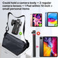 ULANZI Versatile Camera Shoulder Bag Photography Travel Messenger Portable Travel Bag Accessories Stylish Crossbody DSLR Sling Bag Compatible with Sony Canon etc -BLACK